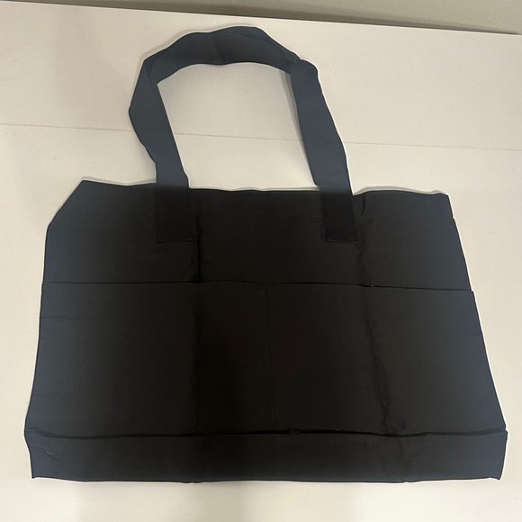 NEW Vintage Esprit Black Canvas Tote Bag - Picture 4 of 5